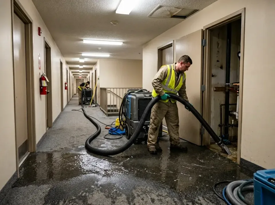 multi-unit-apartment-hallway-f-005 — frequently asked questions, Emergency Burst Pipe Water Extraction & Removal in Montecit…